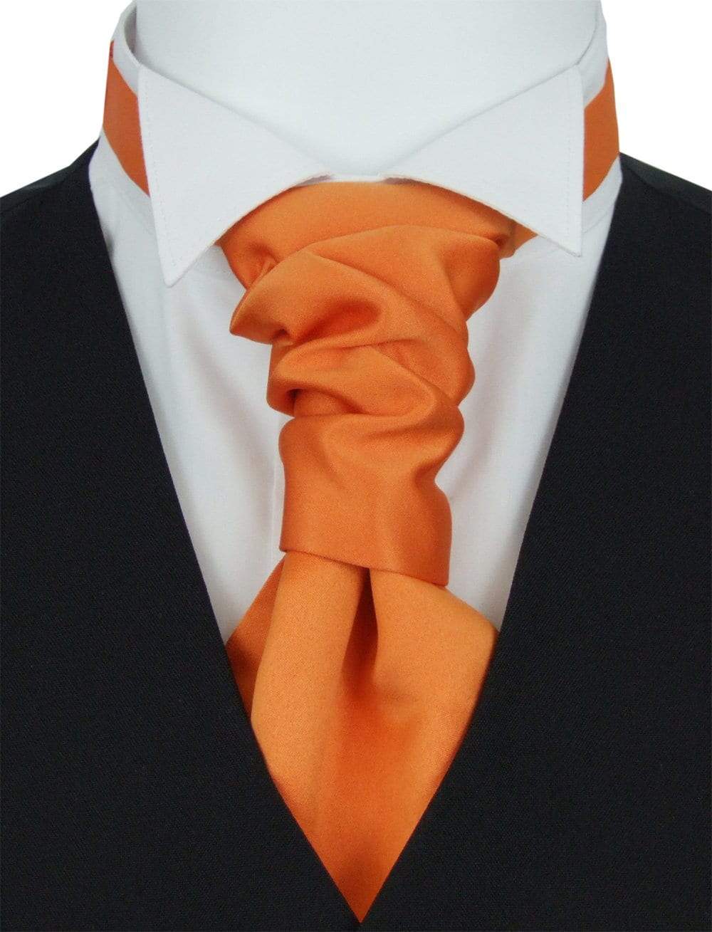 Pumpkin Pre-Tied Wedding Cravat - Wedding