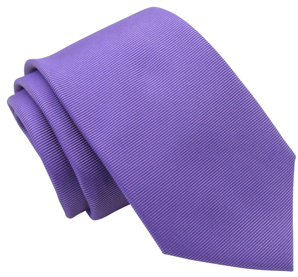 Purple Twill Wedding Tie - Wedding
