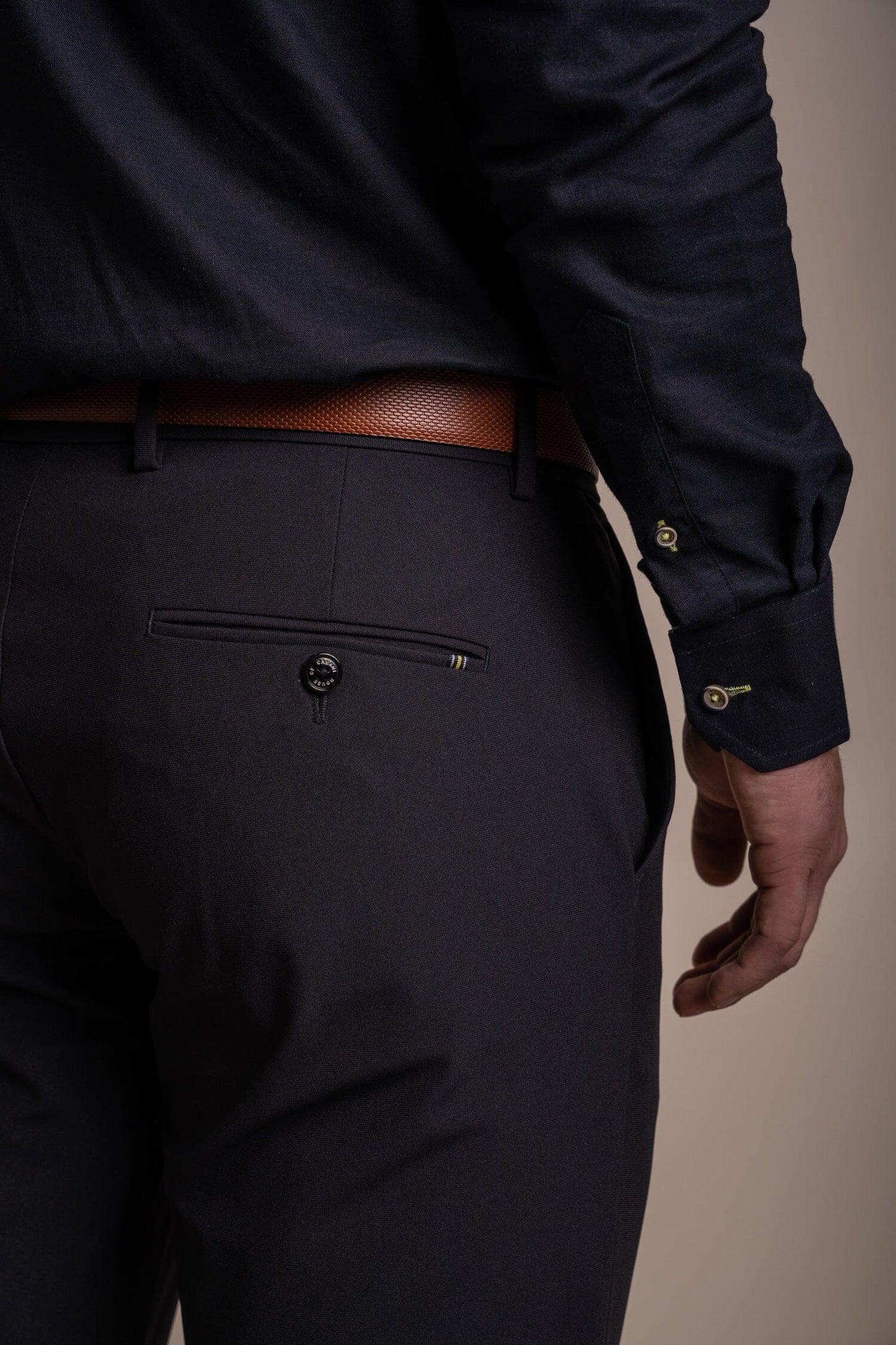 Reed Navy Trousers - Trousers - - THREADPEPPER