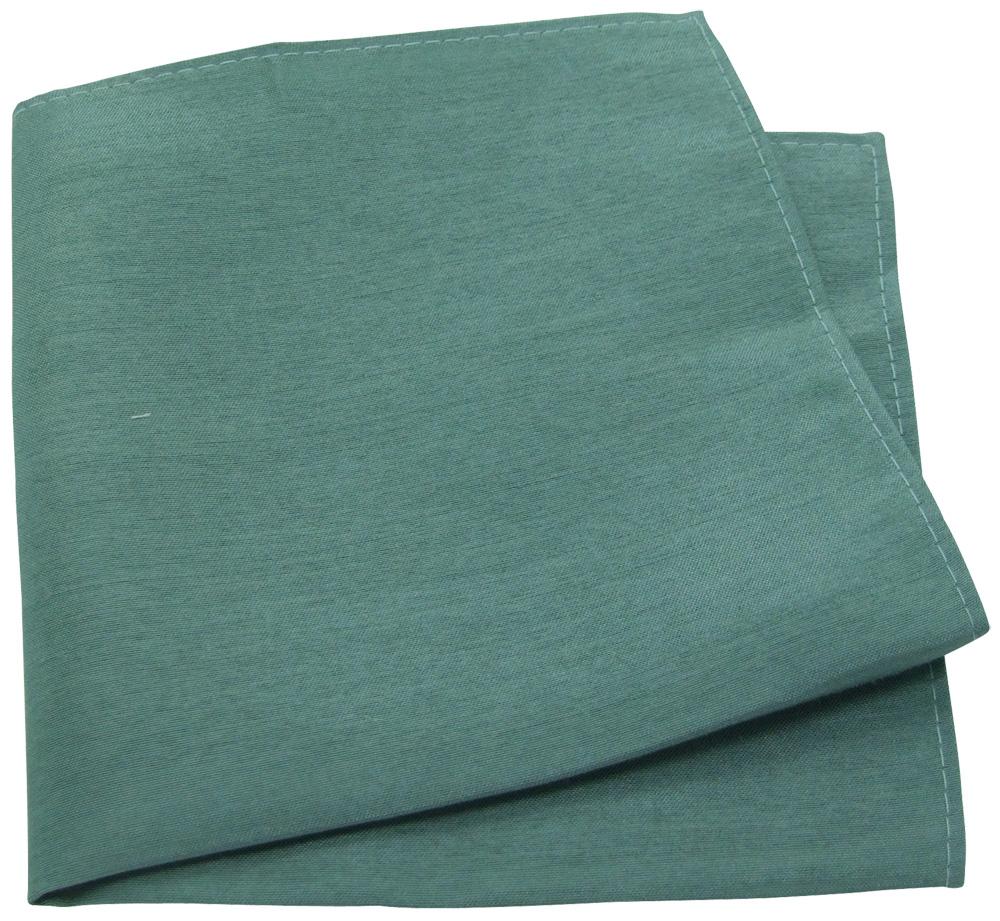 Sage Shantung Pocket Square -