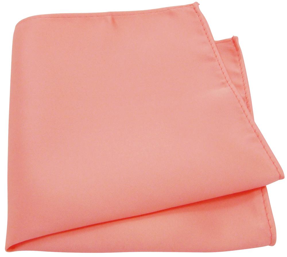 Salmon Peach Pocket Square - Wedding