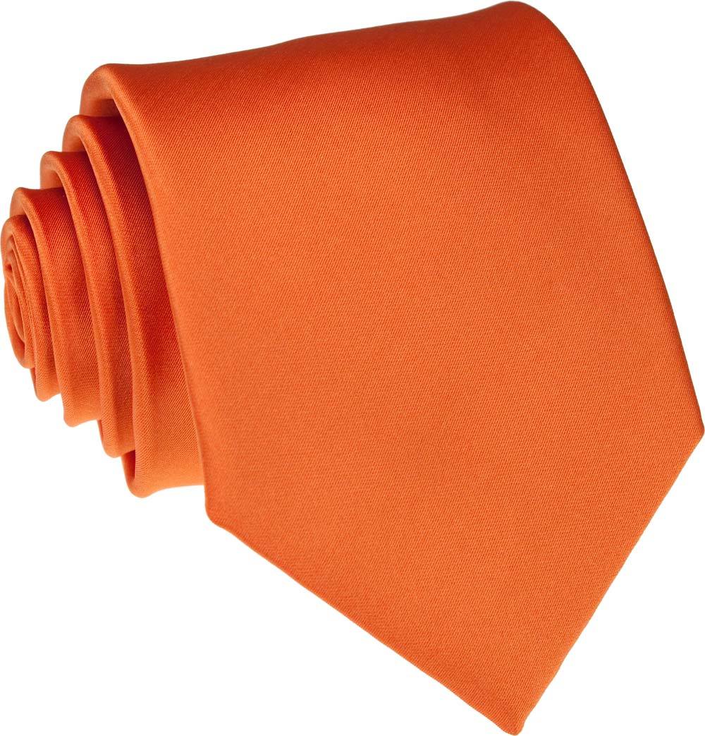 Tangerine Wedding Tie - Wedding