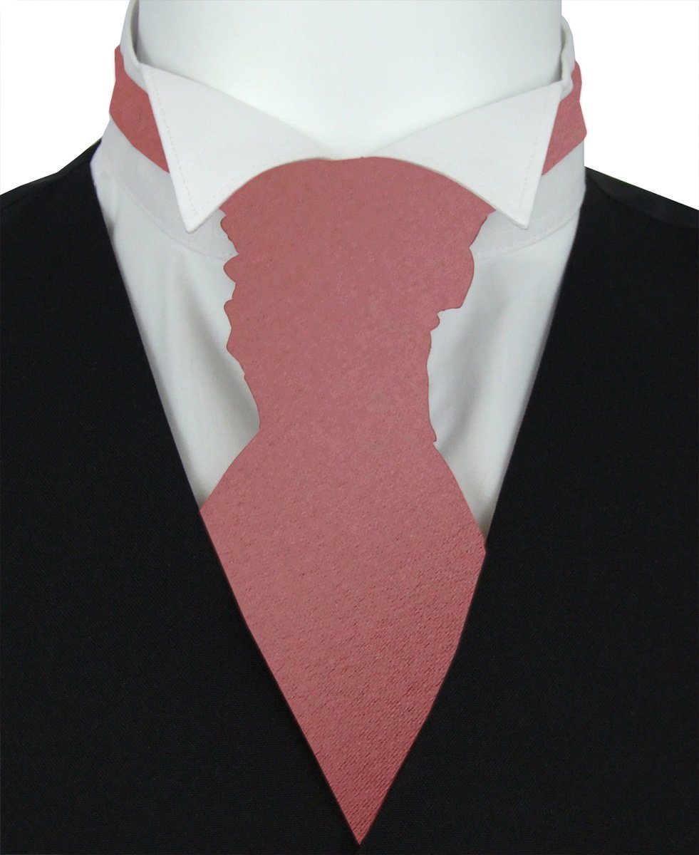 Terracotta Pre-Tied Wedding Cravat - Wedding