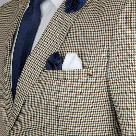 The Double Puff Pocket Square Fold | A Relaxed and Stylish Look