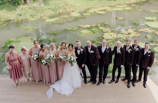 Blush Wedding Ties & Accessories Guide