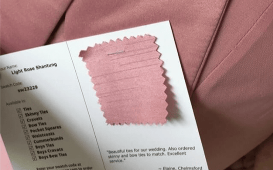 Where can I get my ties to match my bridesmaids dresses? - Swagger & Swoon