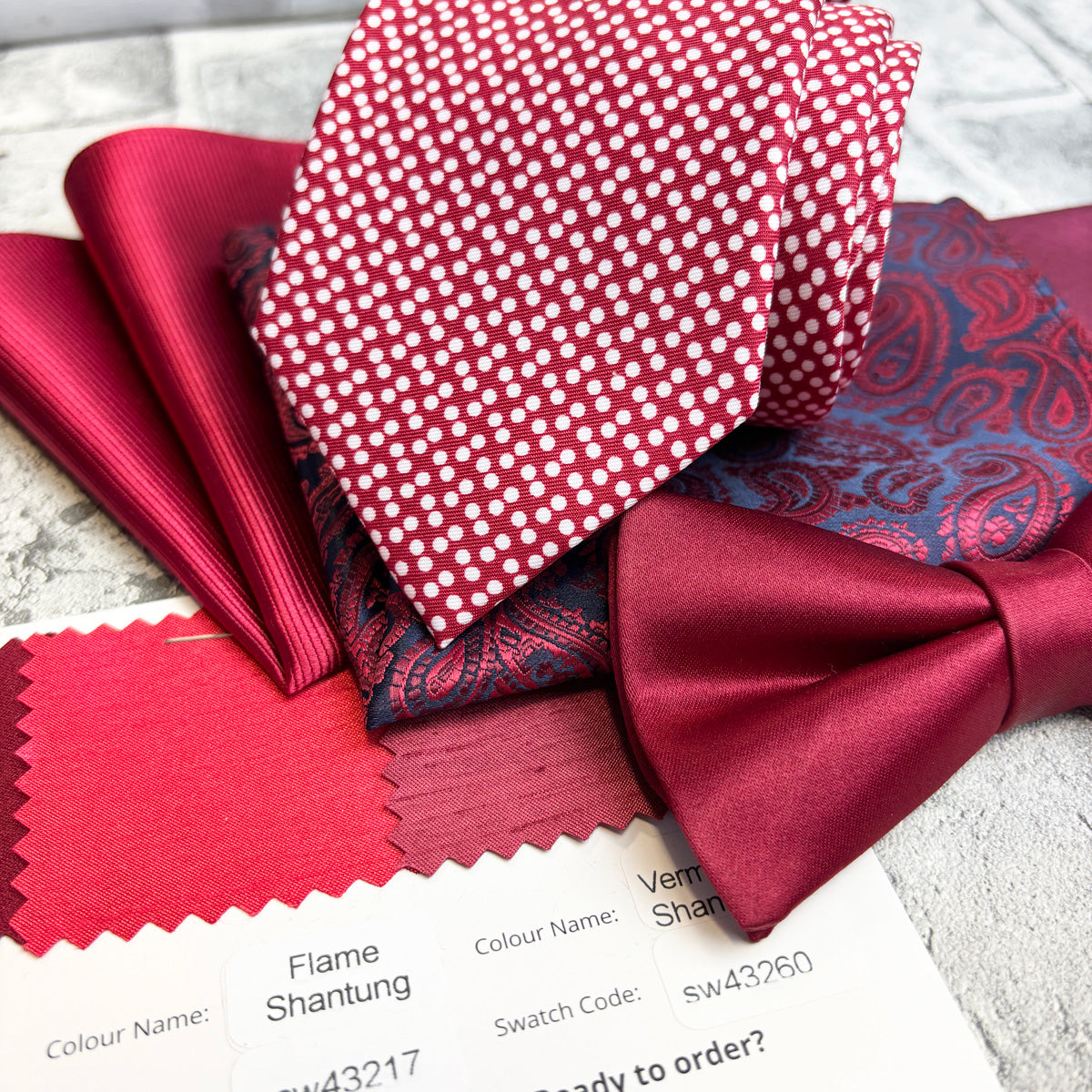 Red Set Square Red Wedding Pocket Squares UK | Burgundy & Wine Matching Sets – Swagger ...