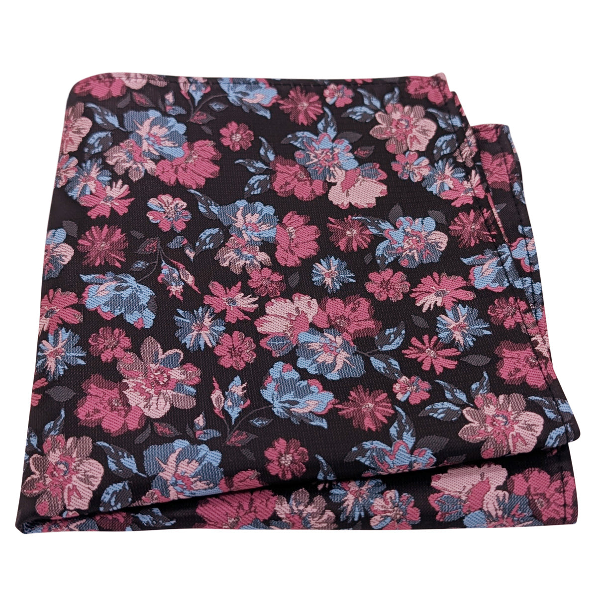 Antique Rose Flowers Pocket Square