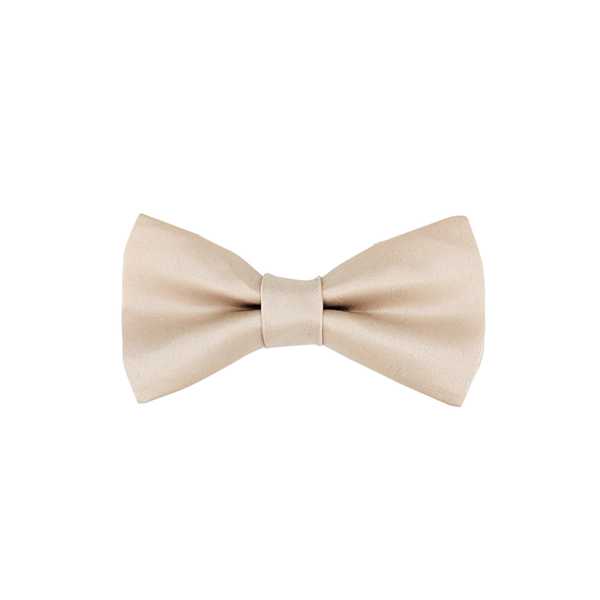 Antique Champagne Boys Bow Tie with Elastic