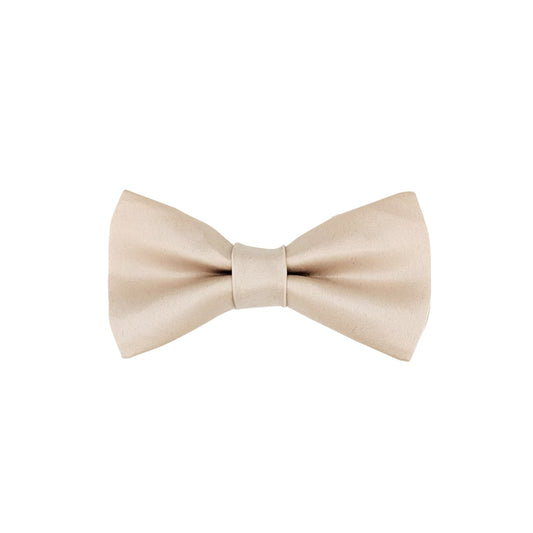 Antique Champagne Boys Bow Tie with Elastic