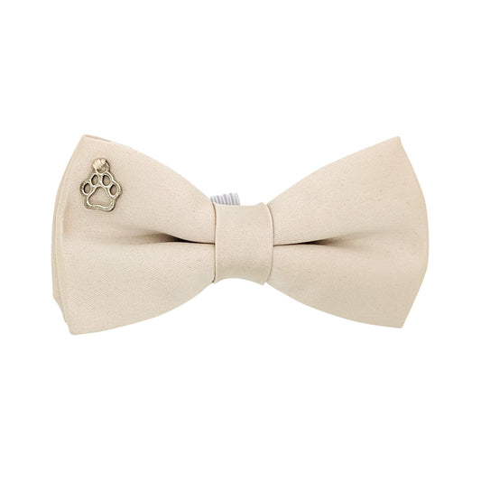 Antique Champagne Dog Bow Tie