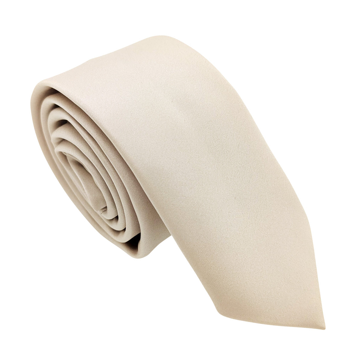 Antique Champagne Skinny Wedding Tie