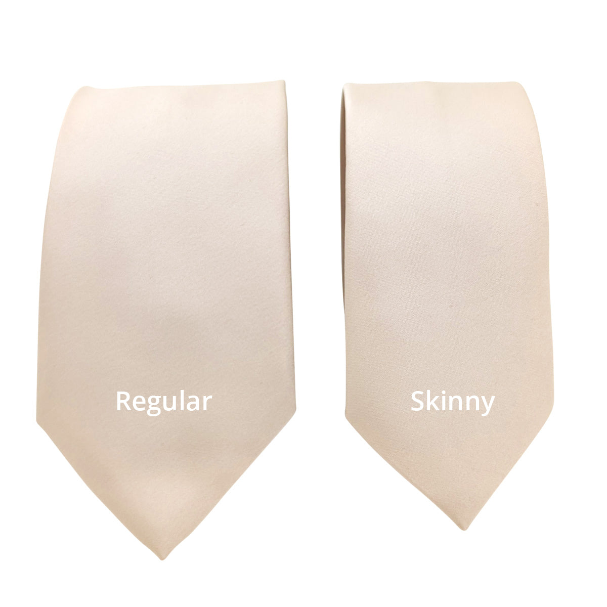 Antique Champagne Wedding Ties