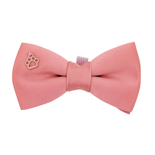 Antique Rose Dog Bow Tie