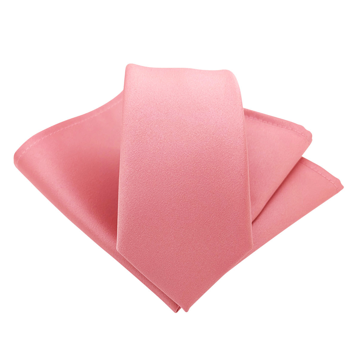 Antique Rose Skinny Tie and Pocket Square