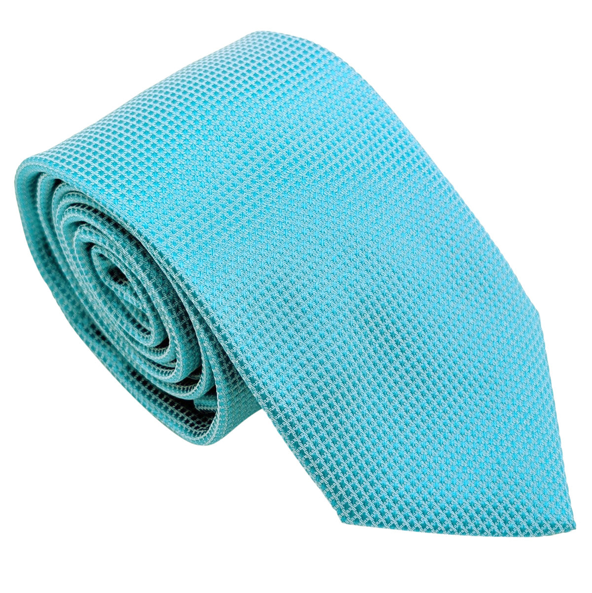 Aqua Textured Wedding Tie