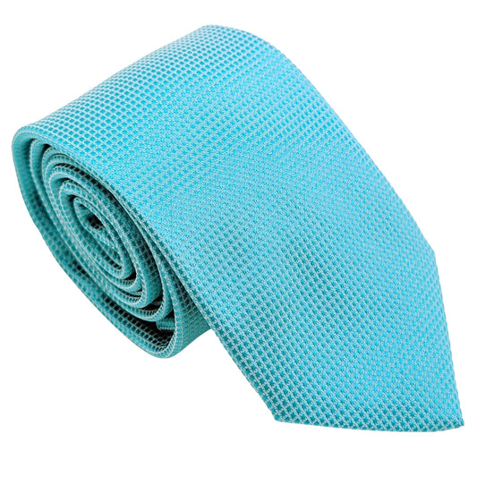 Aqua Textured Wedding Tie