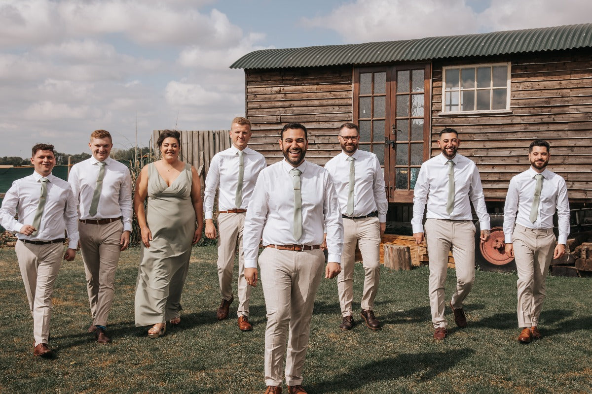 Mint Green Wedding Tie