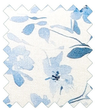 Blue-Botanical-Cotton-wedding-tie-swatch