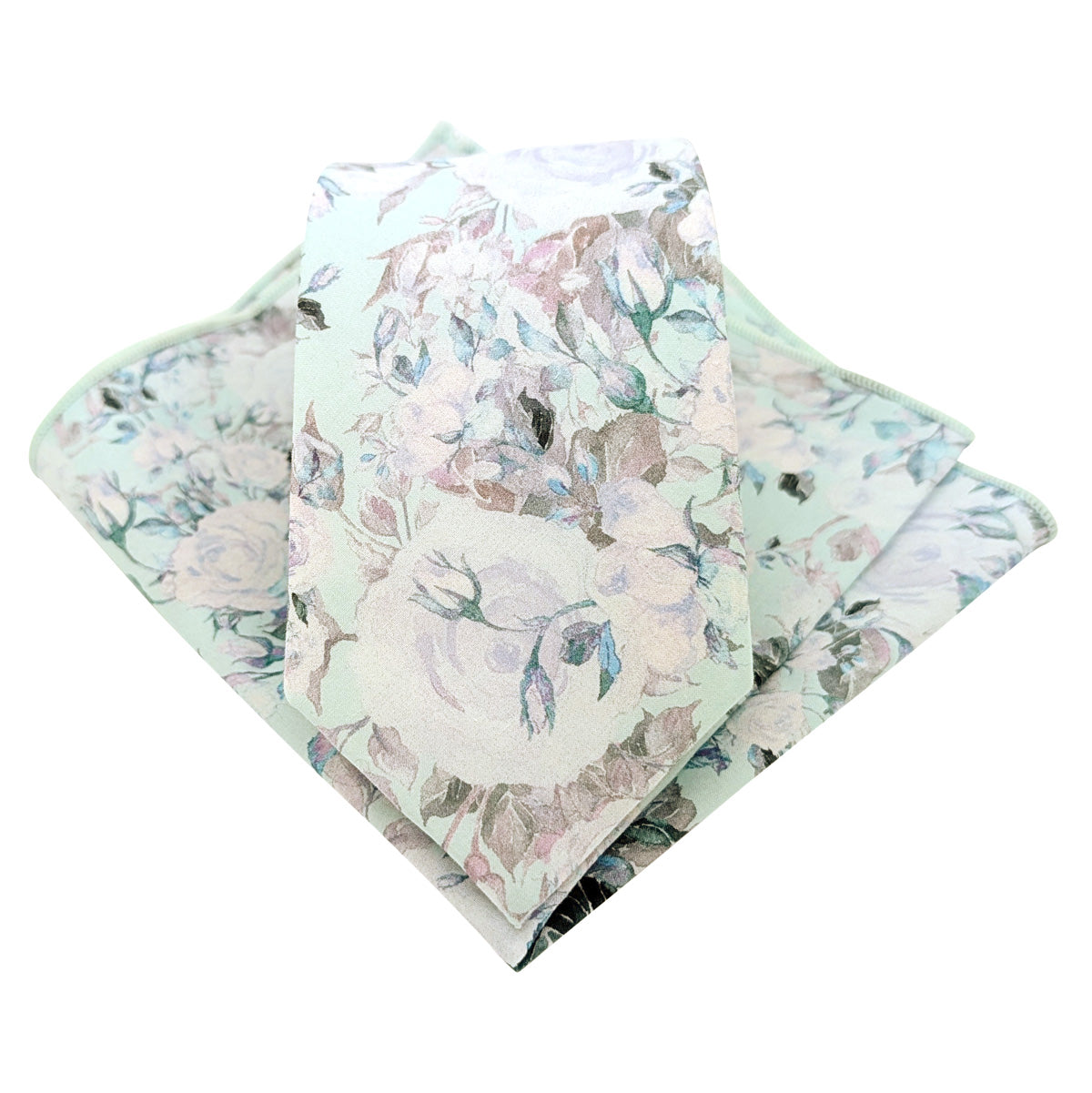 Blue-Garden-Roses-Cotton-tie-and-pocket-square-set