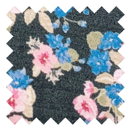 Blue Primrose Cotton Wedding Swatch