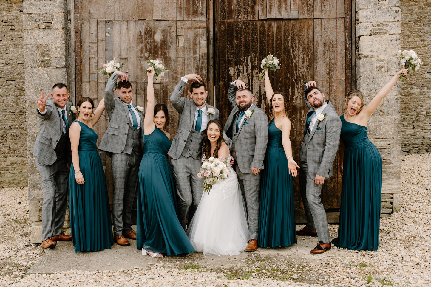 Teal Wedding Tie Swatch Pack