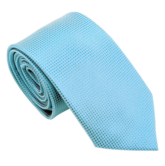 Blue Textured Wedding Tie