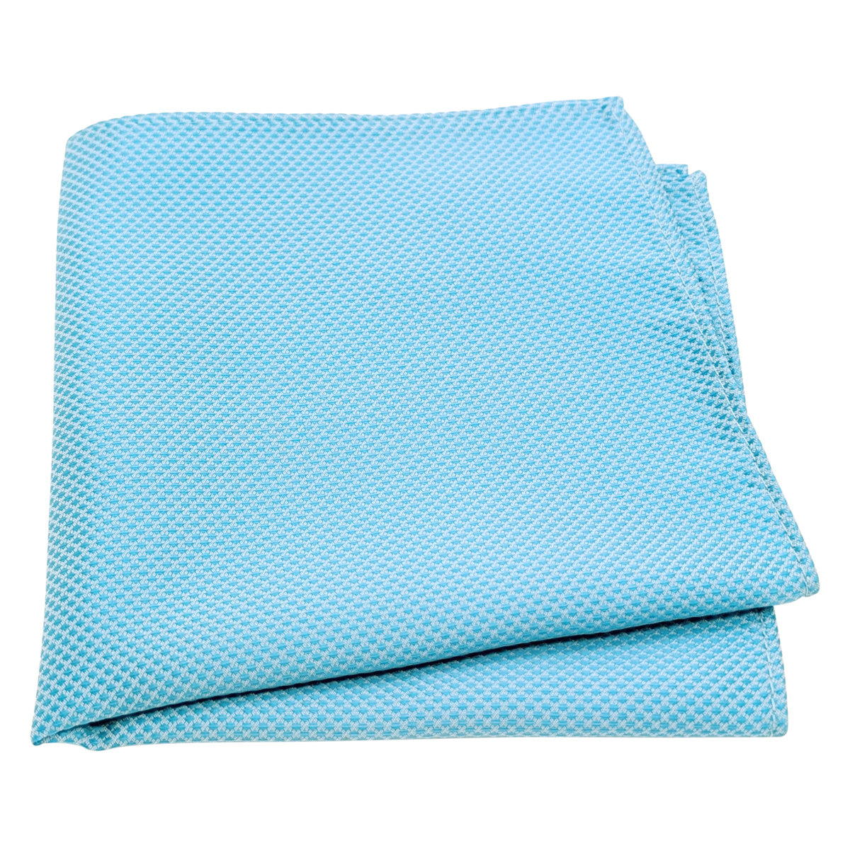 Blue Textured Pocket Square