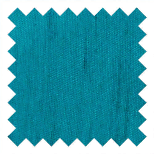 Blue Teal Shantung Wedding Tie Swatch