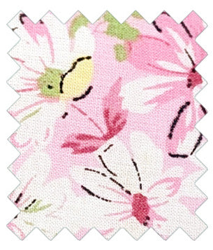 Bright-Pink-Floral-Cotton-wedding-tie-swatch
