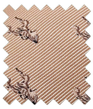 Bronze Stags Wedding Tie Swatch