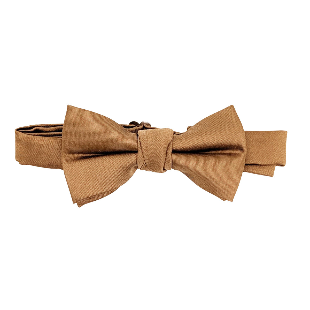 Bronze Boys Bow Tie on Adjustable Neckstrap