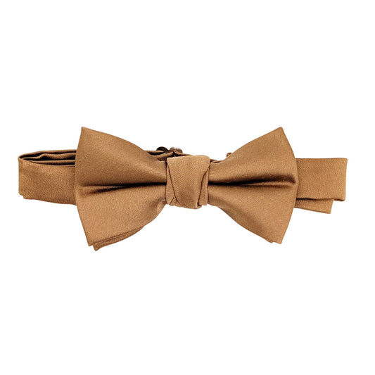 Bronze Boys Bow Tie on Adjustable Neckstrap