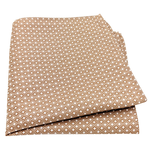 Bronze Diamonds pocket square