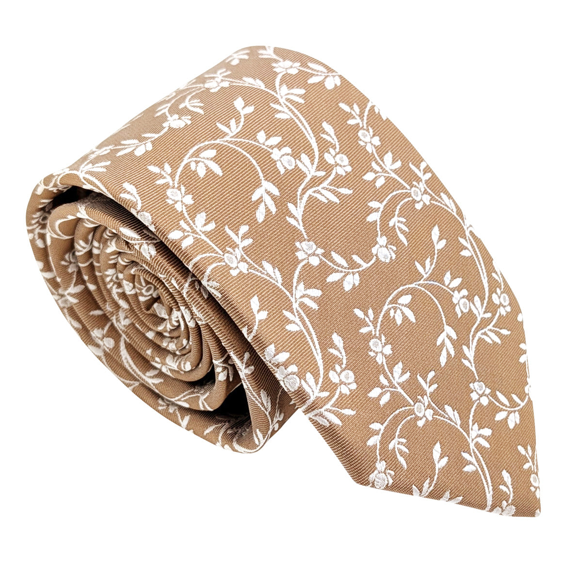 Bronze Leaves Wedding Tie