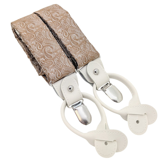 Bronze Paisley Wedding Braces