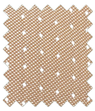 Bronze Pin Dots Wedding Tie Swatch