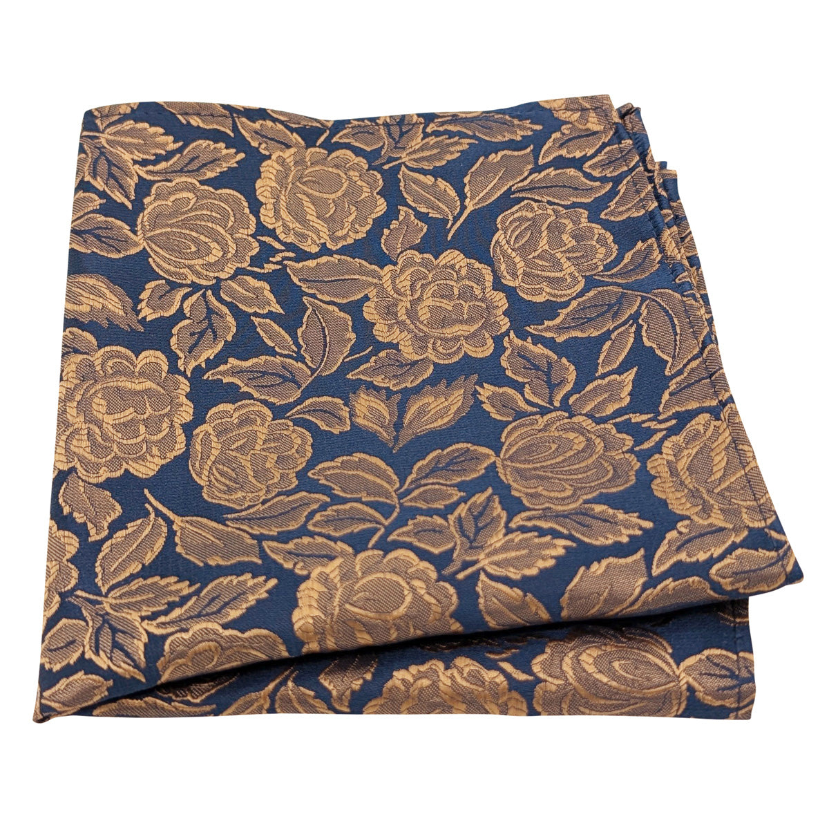 Bronze Roses Pocket Square