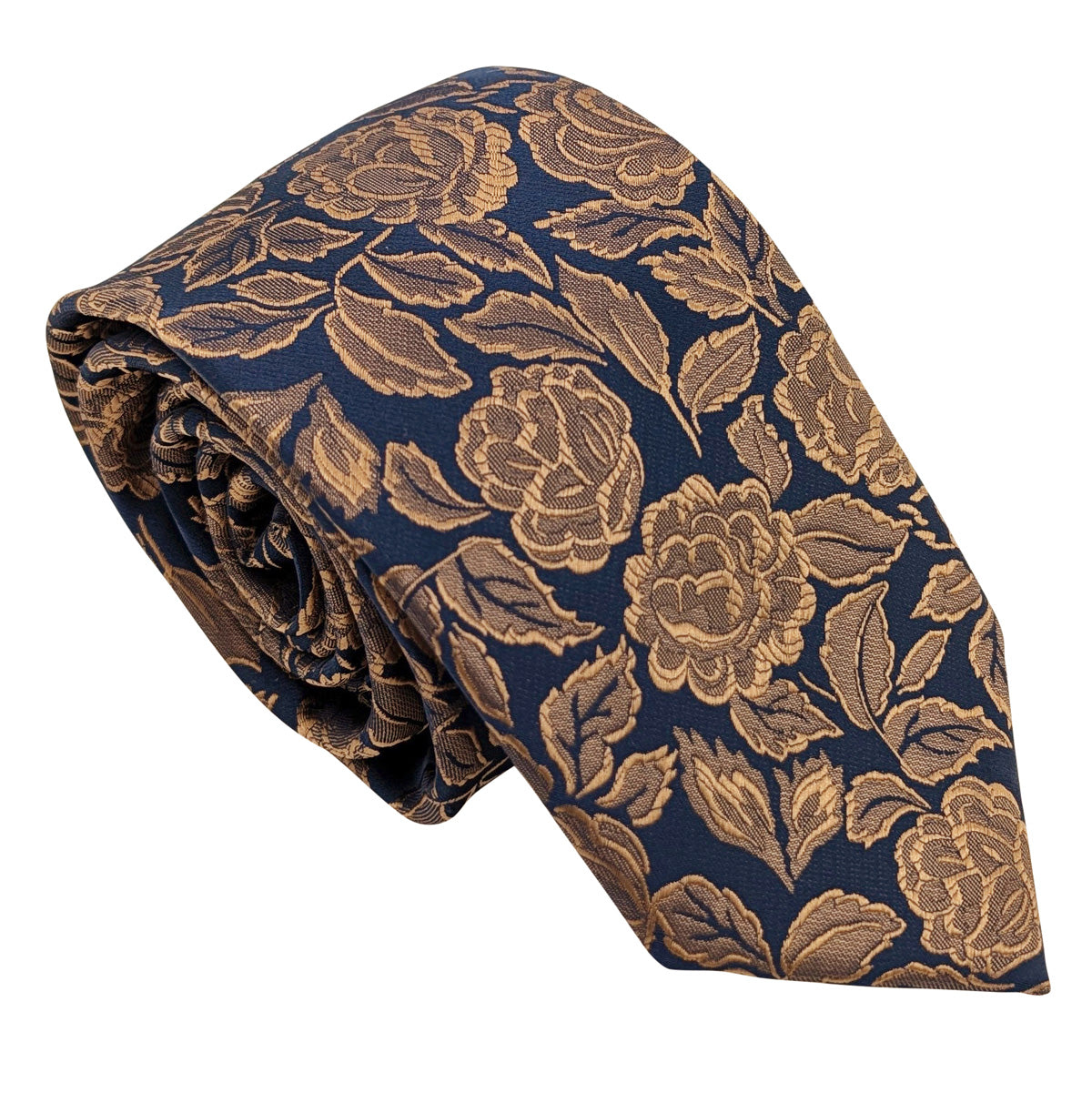 Bronze Roses Wedding Tie