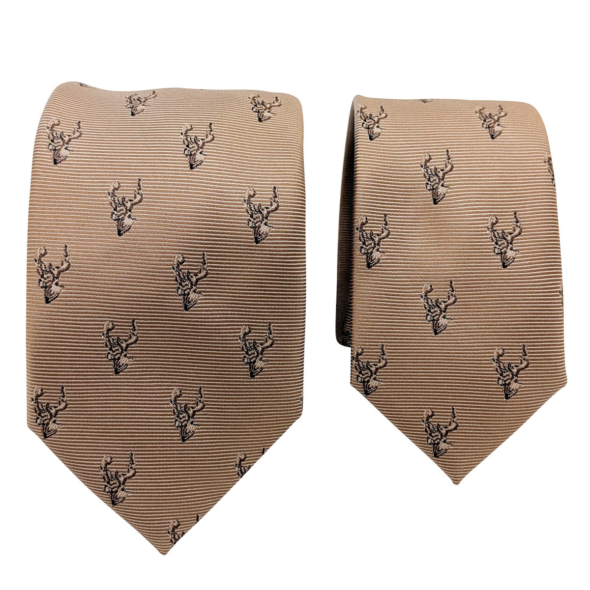 Bronze Stags Adults and kids tie comparison