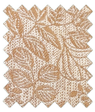 Bronze Woodland Leaves Wedding Tie Swatch