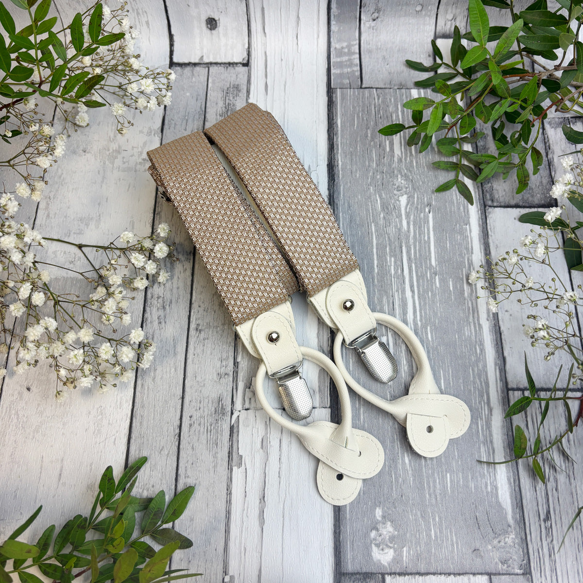 Bronze Woven Braces