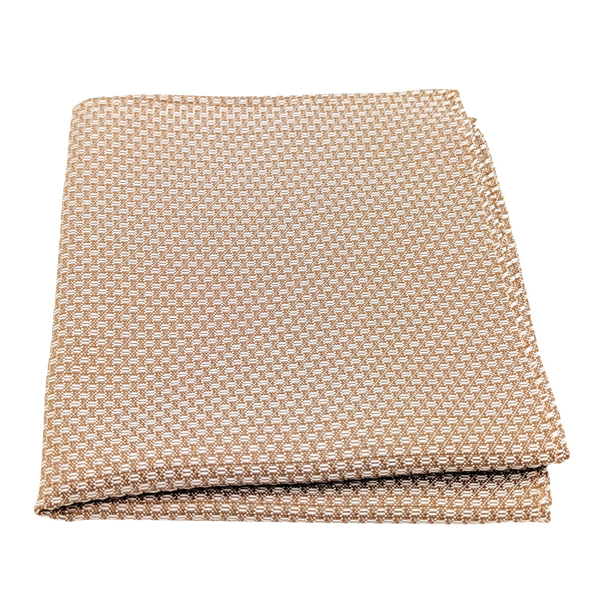 Bronze Woven Pocket Square