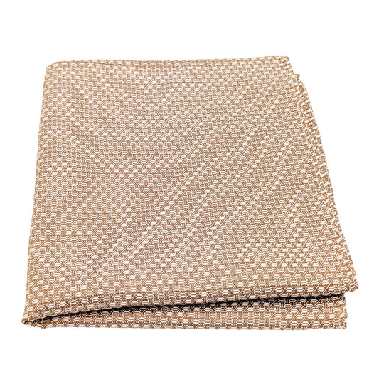 Bronze Woven Pocket Square
