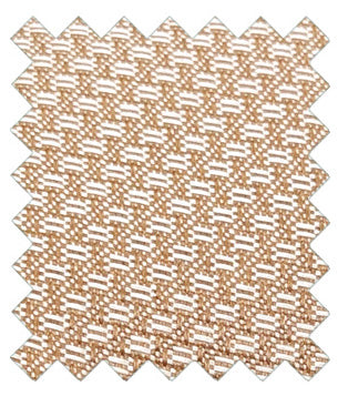 Bronze Woven Wedding Tie Swatch
