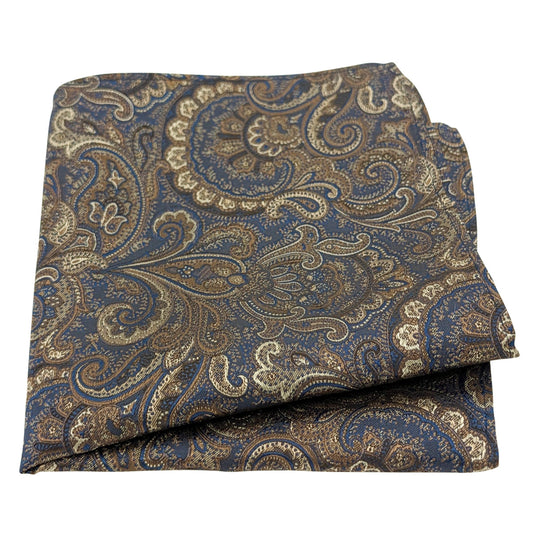 Brown-_-Blue-Paisley-Silk-Pocket-Square