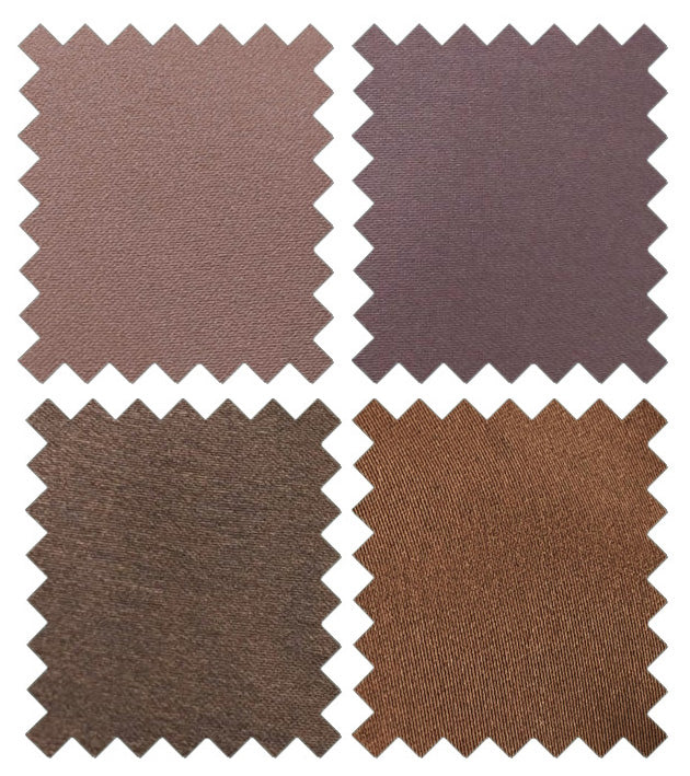 Brown Wedding Tie Swatch Pack