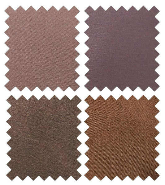 Brown Wedding Tie Swatch Pack
