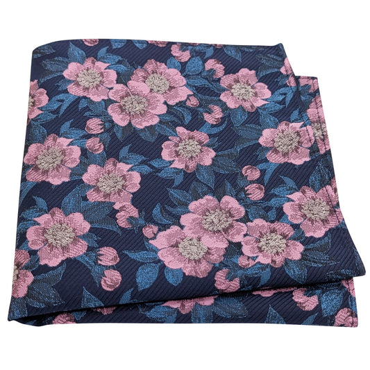 Candy Pink Daisies Pocket Square