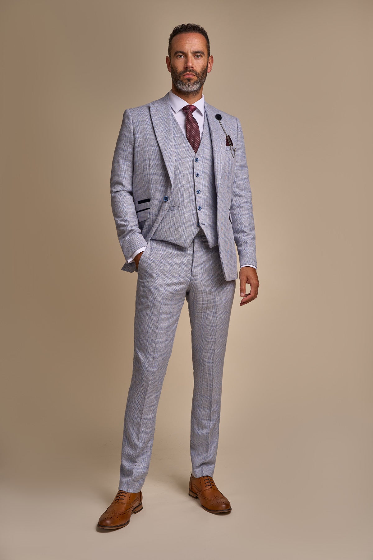Light Blue Wedding Suit Swatch Pack